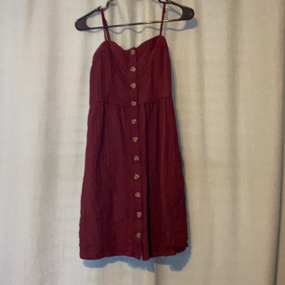 Maroon universal thread dress